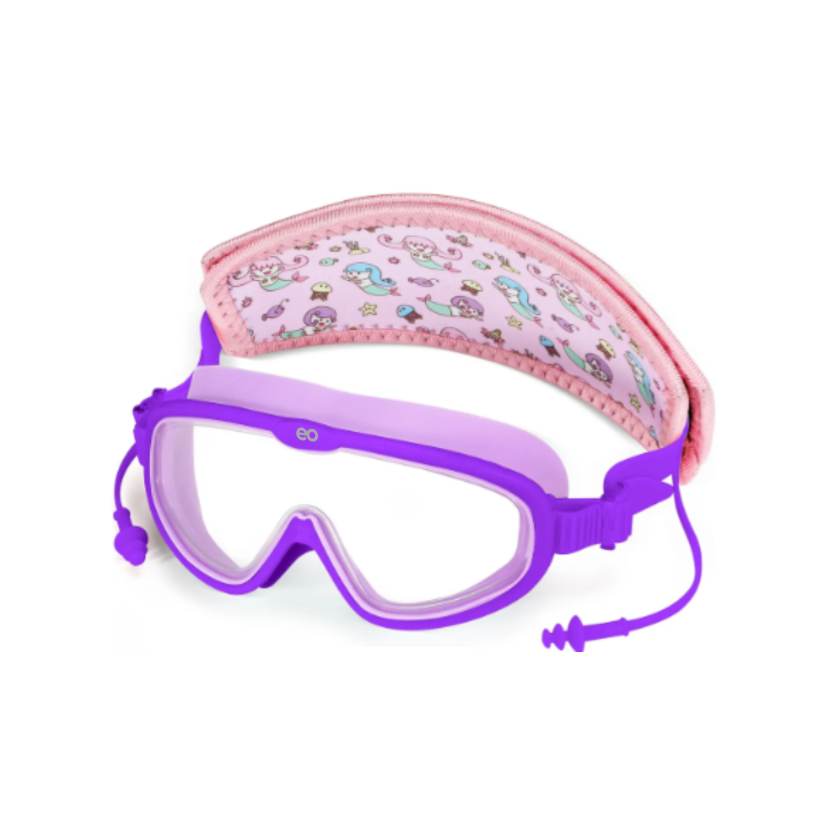 Foto 2 pulgar | Kit Gafas Goggles Natación Para Niños Anti-vaho Uv Y Diadema Violeta/rosado Eo Safe Imports Esi-19242 Multicolor