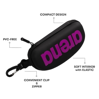 Foto 6 | Funda Protectora Para Gafas De Natación Arena, Tapa Dura, Color Negro Y Morado - Venta Internacional.