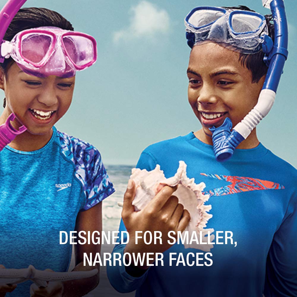 Foto 5 pulgar | Máscara De Natación Speedo Adventure, Unisex, Juvenil, Azul - Venta Internacional.