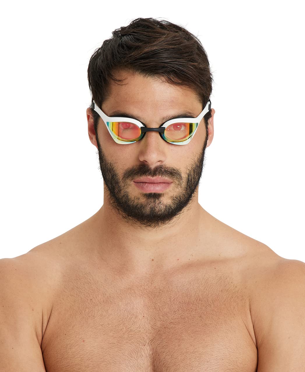 Foto 5 pulgar | Gafas De Natación Arena Cobra Ultra Swipe, Unisex, Color Amarillo Y Cobre - Venta Internacional.