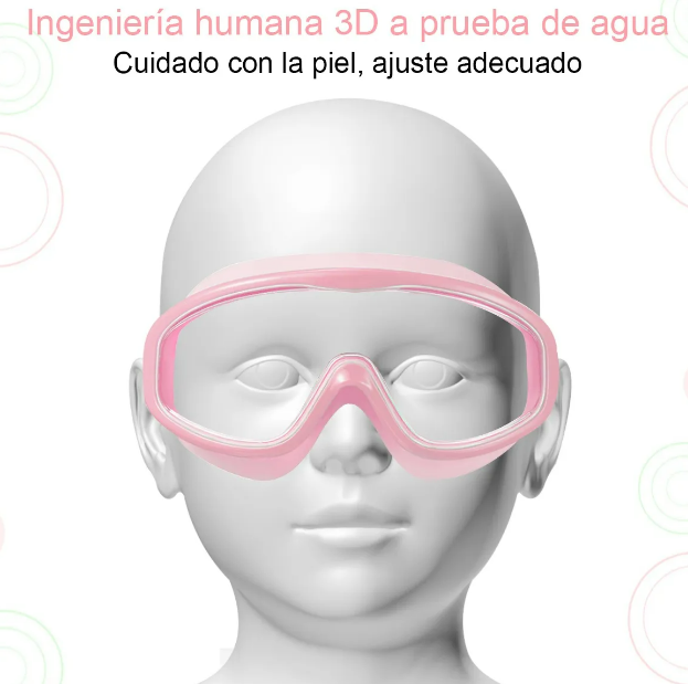 Foto 5 pulgar | Set De Natación Xtellar Para Niños, Antivaho Y Protección Uv 4 En 1