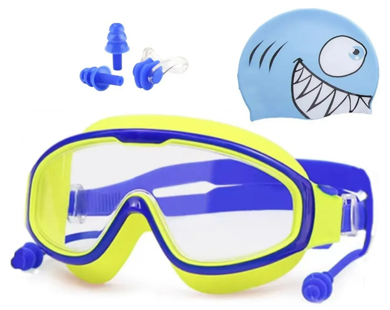 Foto 2 pulgar | Set De Natación Xtellar Para Niños, Antivaho Y Protección Uv 4 En 1