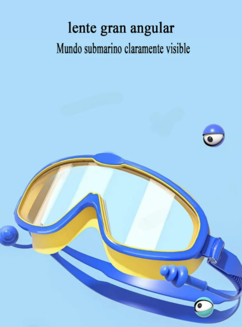 Foto 4 pulgar | Set De Natación Xtellar Para Niños, Antivaho Y Protección Uv 4 En 1