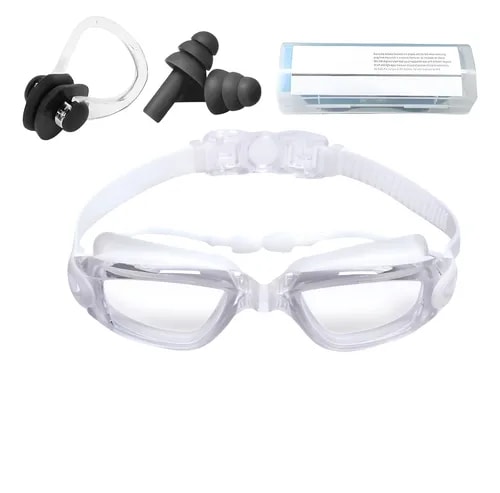 Gafas Goggles Xtellar Natacion Antiempaño Sin Fugas Uv Blanco $549