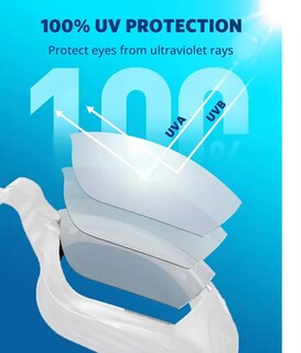 Foto 2 | Gafas Goggles Xtellar Natacion Antiempaño Sin Fugas Uv Blanco