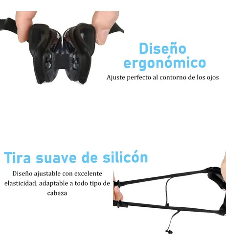 Foto 3 pulgar | Gafas Goggles Xtellar  Natacion Antiempaño Sin Fugas Uv Negroplateado