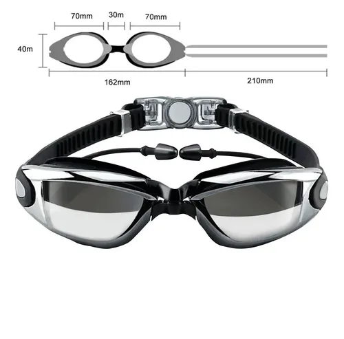 Foto 5 pulgar | Gafas Goggles Xtellar  Natacion Antiempaño Sin Fugas Uv Negroplateado