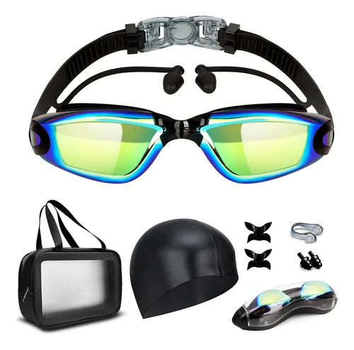 Foto 2 pulgar | Kit De Lentes De Natación Xtellar 5 En 1  Protección Uv  Antivaho