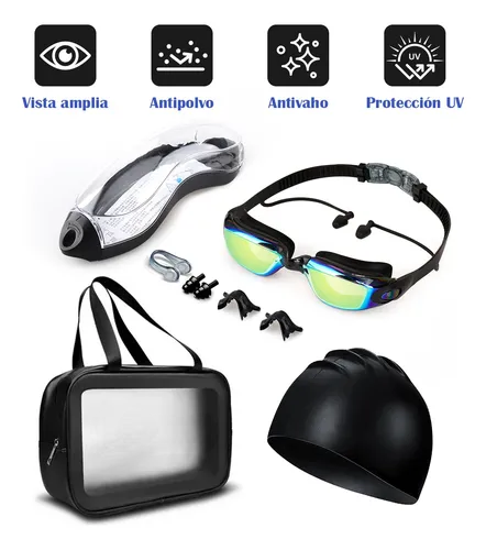Foto 3 pulgar | Kit De Lentes De Natación Xtellar 5 En 1  Protección Uv  Antivaho