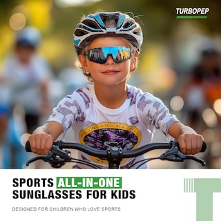 Foto 2 | Gafas De Sol Polarizadas Turbopep Para Niños De 3 A 12 Años Paquete De 3 - Venta Internacional.