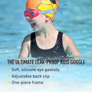 Foto 3 | Gafas De Natación Finis H2 Performance Para Niños De 3 A 6 Años Antivaho Color Rosa Y Aguamarina - Venta Internaci