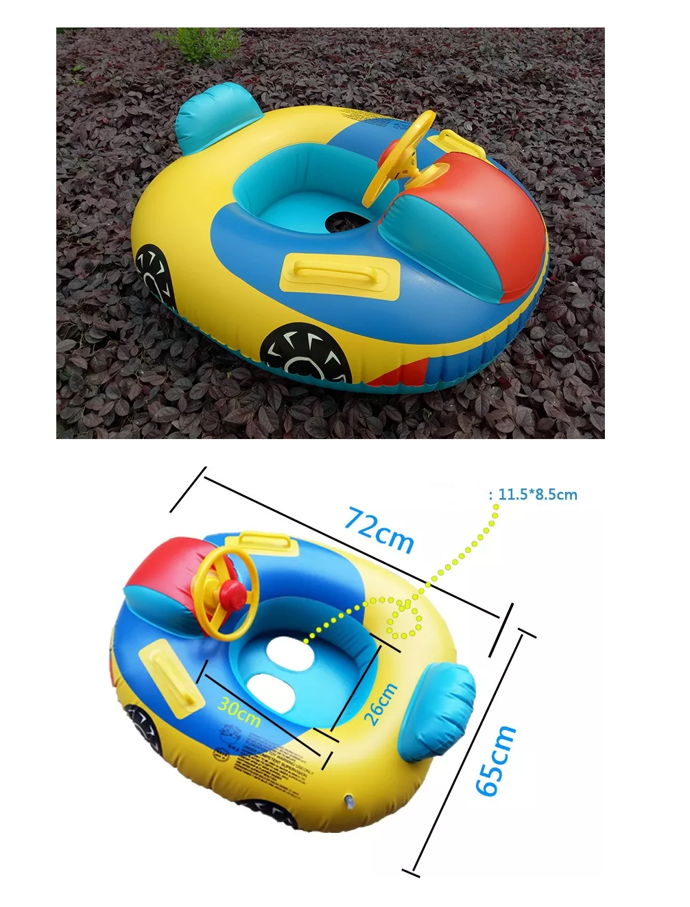 Foto 4 | Piscina Chaleco Salvavidas Swim Circle de Niño 3 Piezas