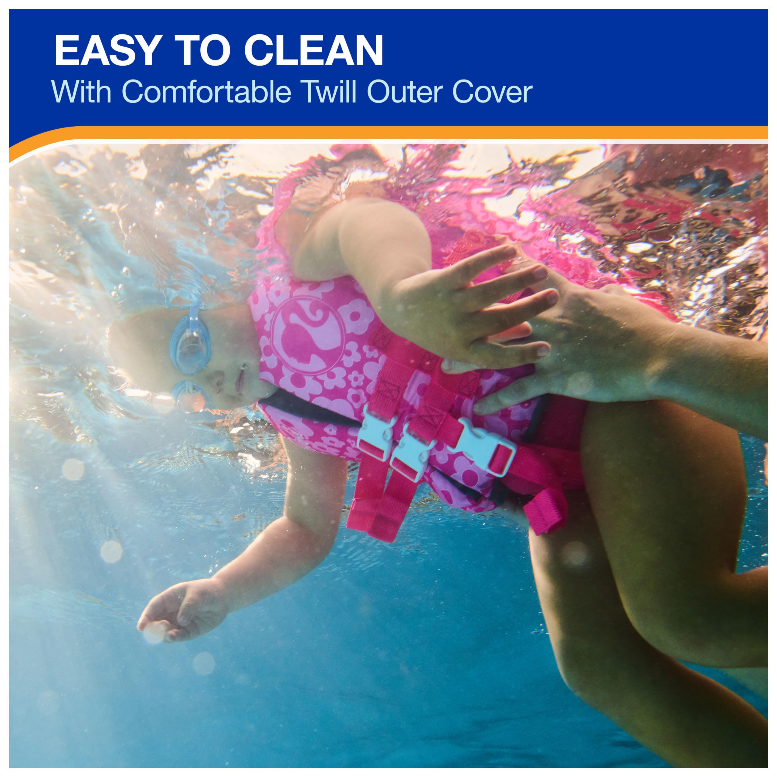 Foto 2 | Chaleco Salvavidas Swimways Barbie para Niña- Venta Internacional