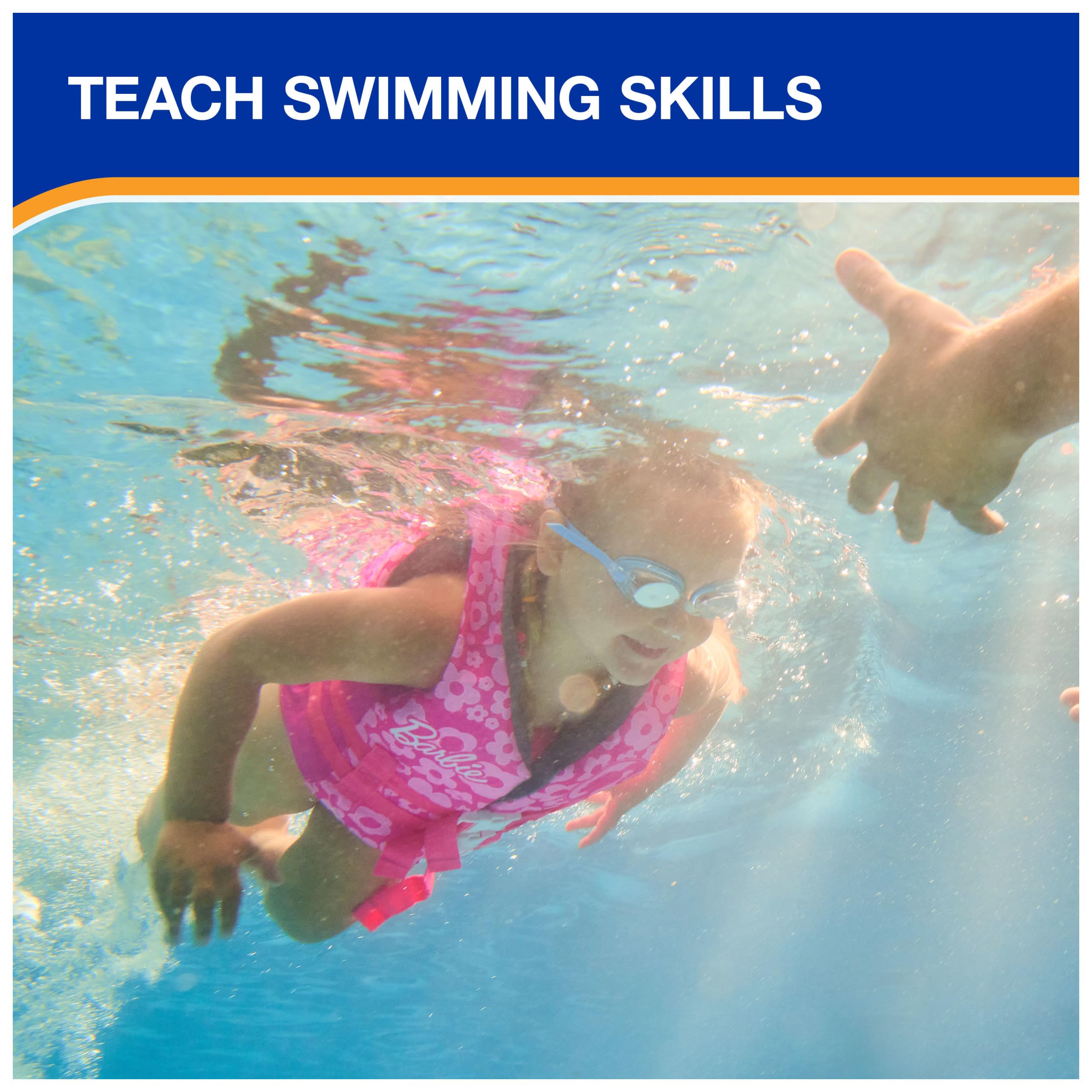 Foto 5 pulgar | Chaleco Salvavidas Swimways Barbie para Niña- Venta Internacional
