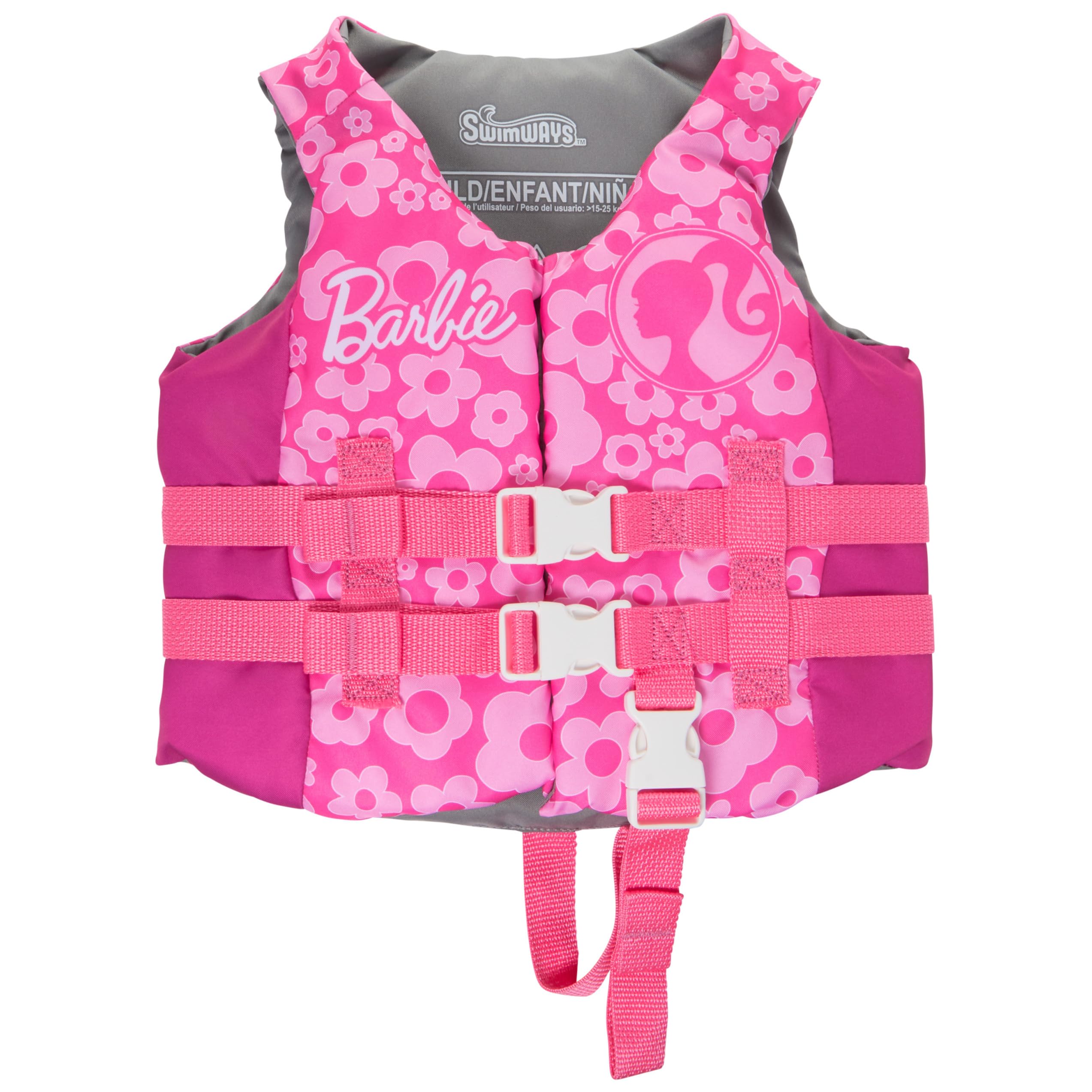 Foto 7 | Chaleco Salvavidas Swimways Barbie para Niña- Venta Internacional