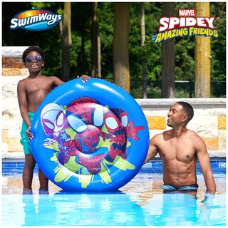 Foto 2 | Bote Reversible Pool Float Swimways Marvel Spidey Para Niños Mayores De 5 Años - Venta Internacional.