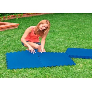 Foto 5 | Tapete Protector de Piso para Alberca Intex 29081 color Azul 50x50 cm 8 Piezas