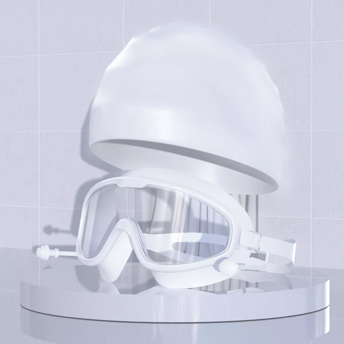 Foto 4 pulgar | Gafas y Gorra a Prueba de Fugas Eo Safe Imports Esi-7428 color Blanco