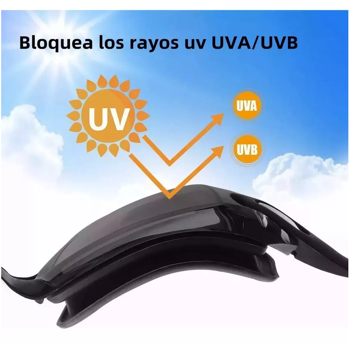 Foto 4 pulgar | Gafas De Natación Goggles+ Trajes De Baño Hombre, Kit 9 En 1 Eo Safe Imports Esi-14079 Negro