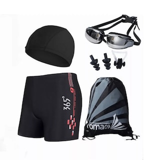 Foto 1 | 5en1 Kit Natación Hombre Portátil Transpirable Secado Rápido Talla Xl Eo Safe Imports Esi-14084 Multicolor
