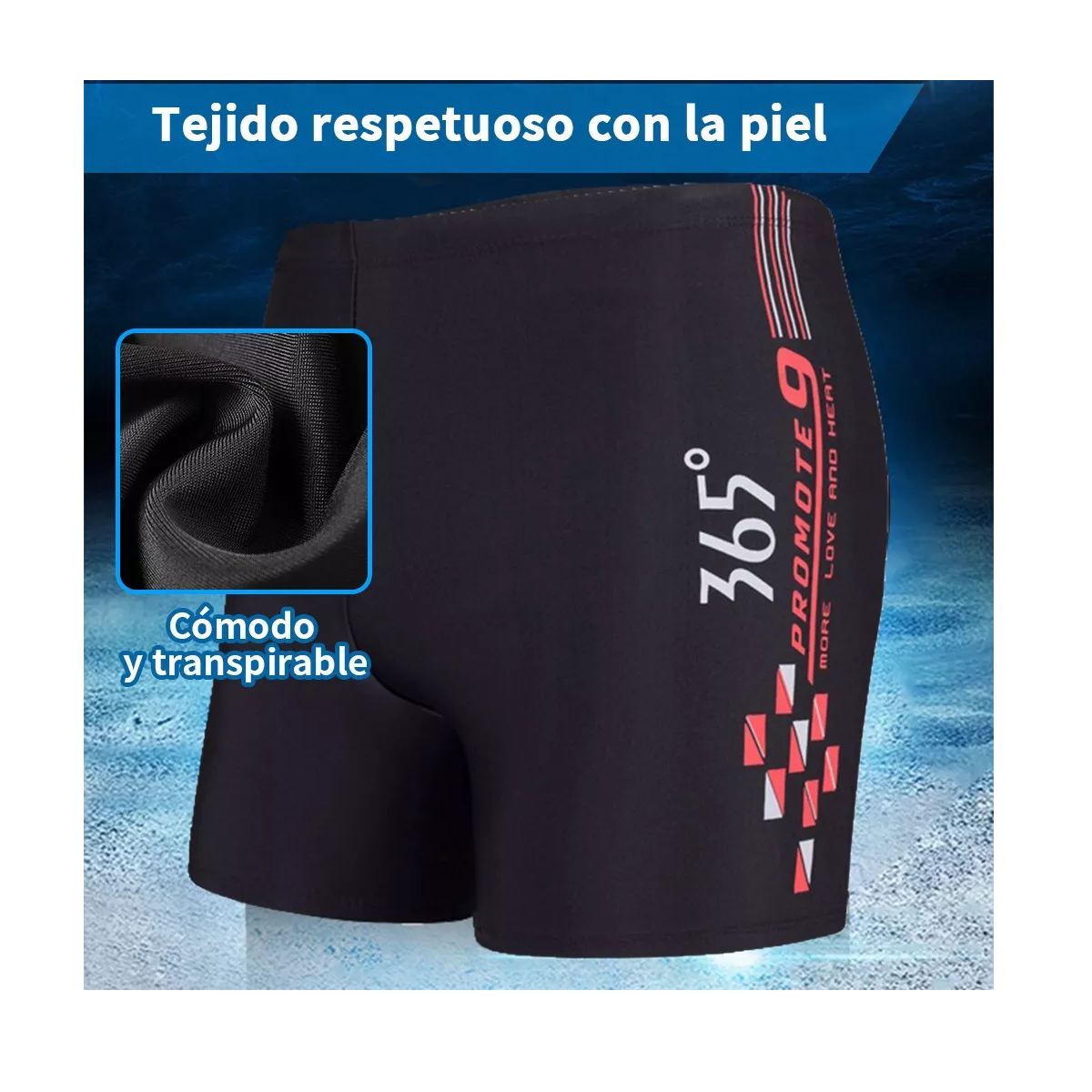 Foto 3 pulgar | 5en1 Kit Natación Hombre Portátil Transpirable Secado Rápido Talla Xl Eo Safe Imports Esi-14084 Multicolor