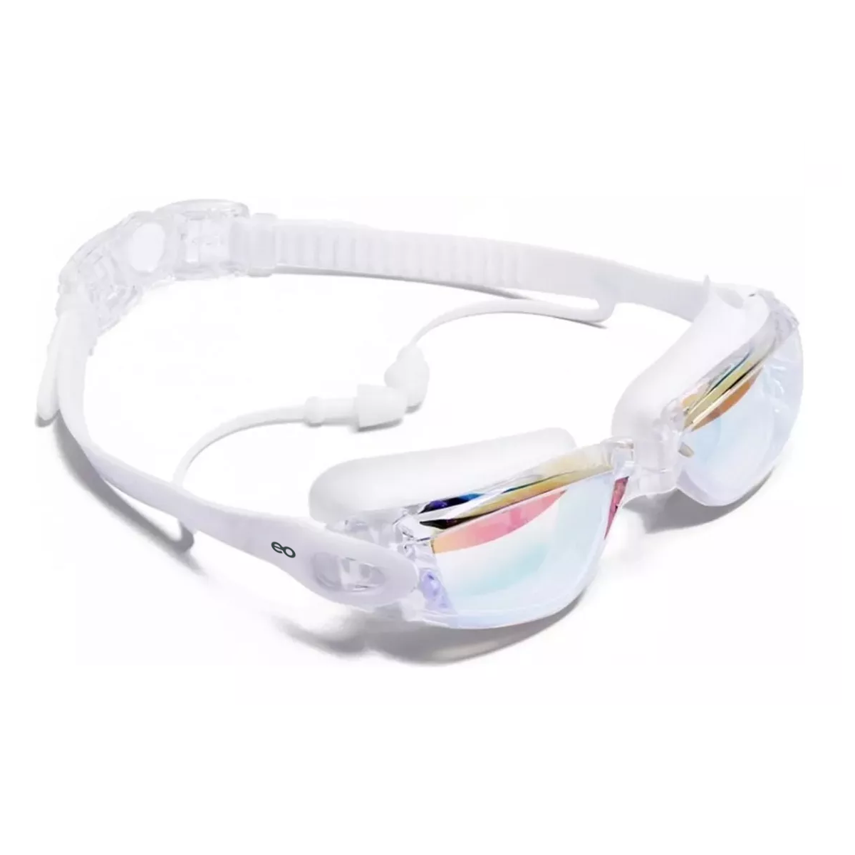 Foto 2 pulgar | Set Natación, Gogles+gorra+clip Nariz+tapones+bolsa Eo Safe Imports Esi-14073-1 Blanco