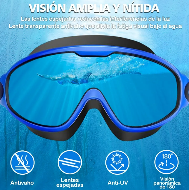 Foto 5 pulgar | Kit De Natación Xtellar Premium 2pz: Goggles Uv-protect, Antivaho & Sin Fugas