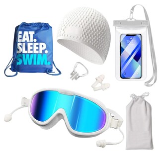 Foto 1 | Xtellar Kit Profesional De Natación: Gafas Anti-uv Y Gorro De Silicona 7-en-1