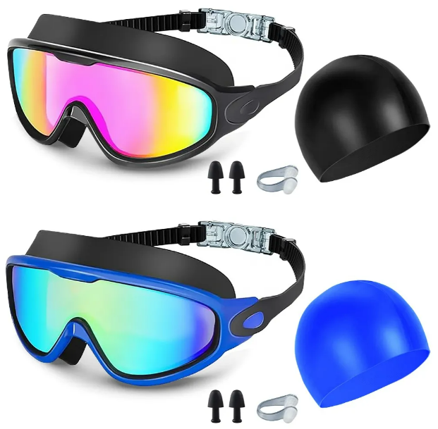 Foto 2 pulgar | Xtellar Kit De Lujo Para Natación: Pack De 2 Gafas Antiniebla Con Protección Uv - Ideales Para Experiencias Subacuáti