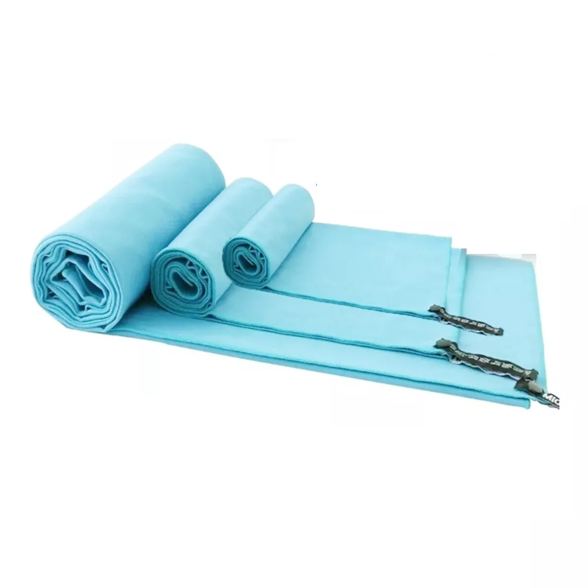 Foto 1 | Toalla Microfibra Eo Safe Imports Esi-7754 Secado Rápido Gym Baño Viaje Azul 3 Piezas