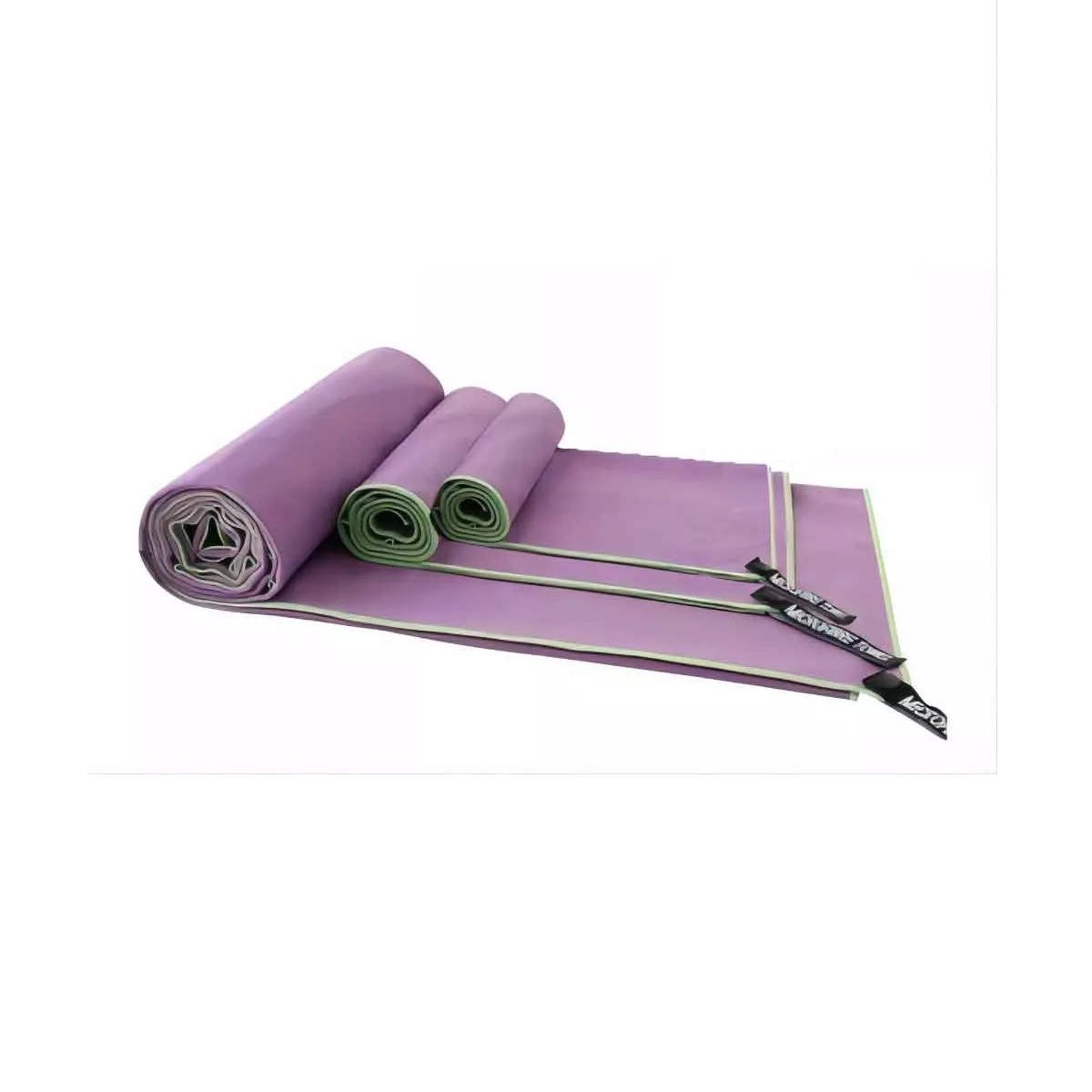 Foto 2 pulgar | Toalla de Microfibra Secado Rápido Set 3pz Eo Safe Imports Esi-8491 color Purpura