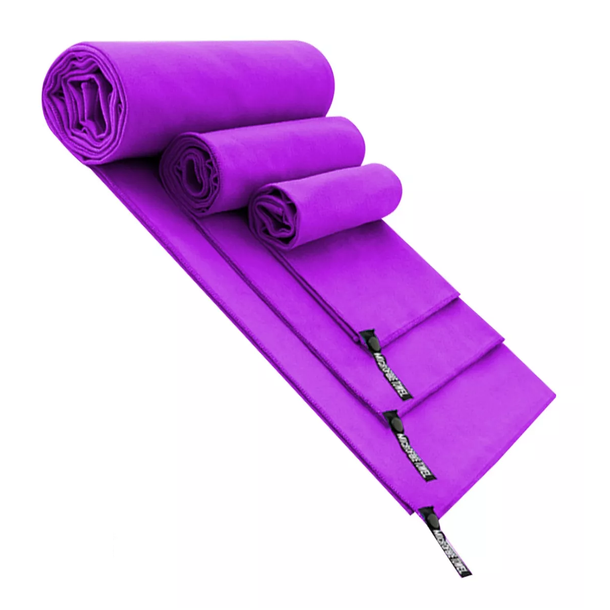 Foto 1 | Toalla de Microfibra Secado Rápido Set 3pz Eo Safe Imports color Purpura