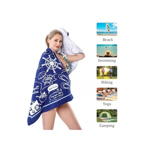 Foto 3 | Toalla Microfibra Natación Gym Playa Deportiva 150 X 70cm Eo Safe Imports Esi-14068 Azul