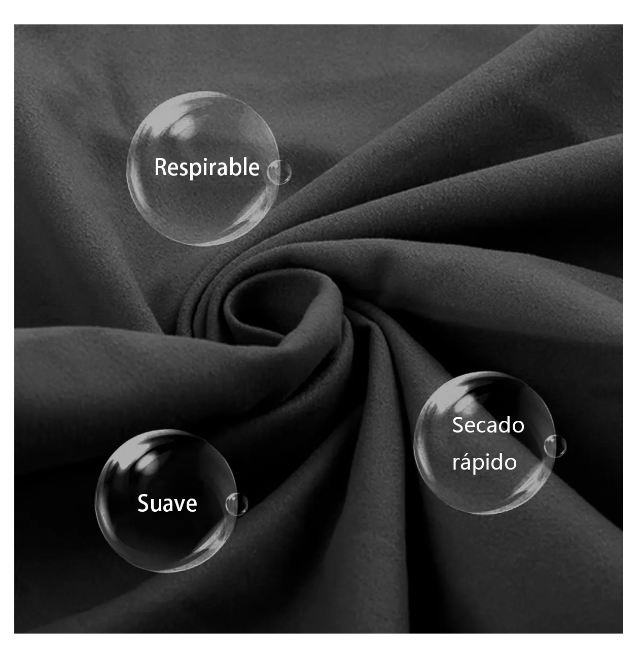 Foto 4 pulgar | Toallas de Baño Belug de Microfibra 3 Piezas