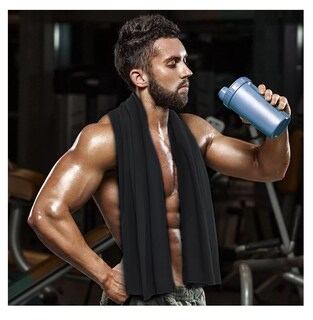 Foto 5 | Toalla De Microfibra Secado Rápido Belug Toalla Deportiva Gym 3 Pzs Negro