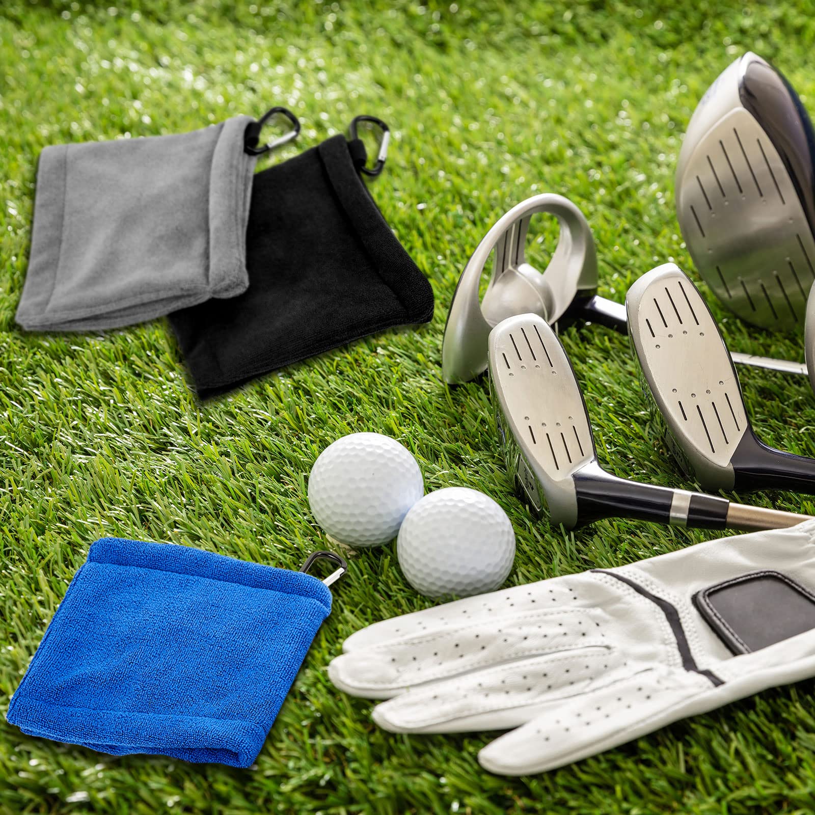 Foto 8 pulgar | Toalla Para Pelotas De Golf Flutesan, 14 X 14 Cm, Con Clip De Microfibra, 3 Unidades - Venta Internacional.