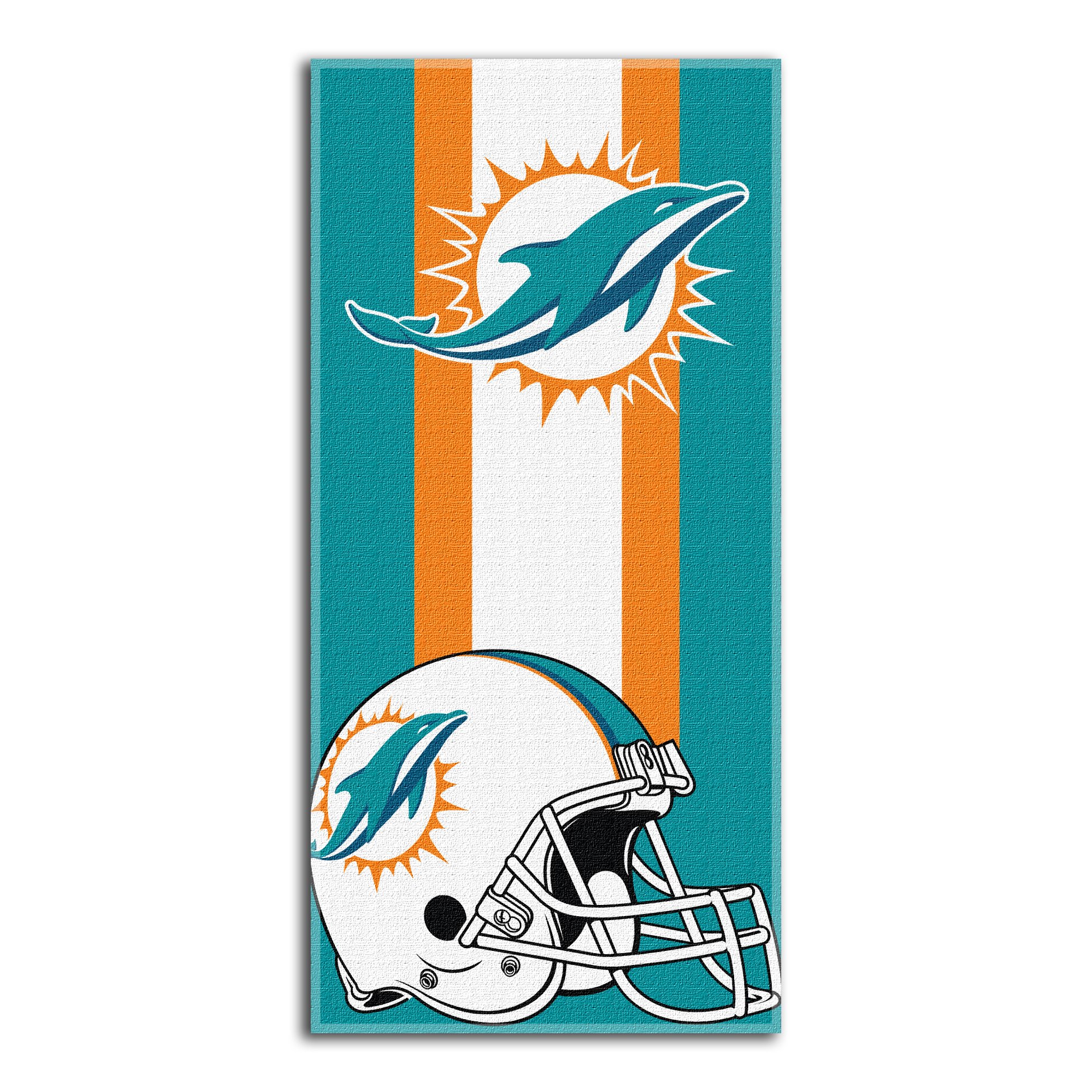 Foto 2 pulgar | Toalla De Playa Northwest Nfl Miami Dolphins, Algodón, 30 X 60 Cm - Venta Internacional.