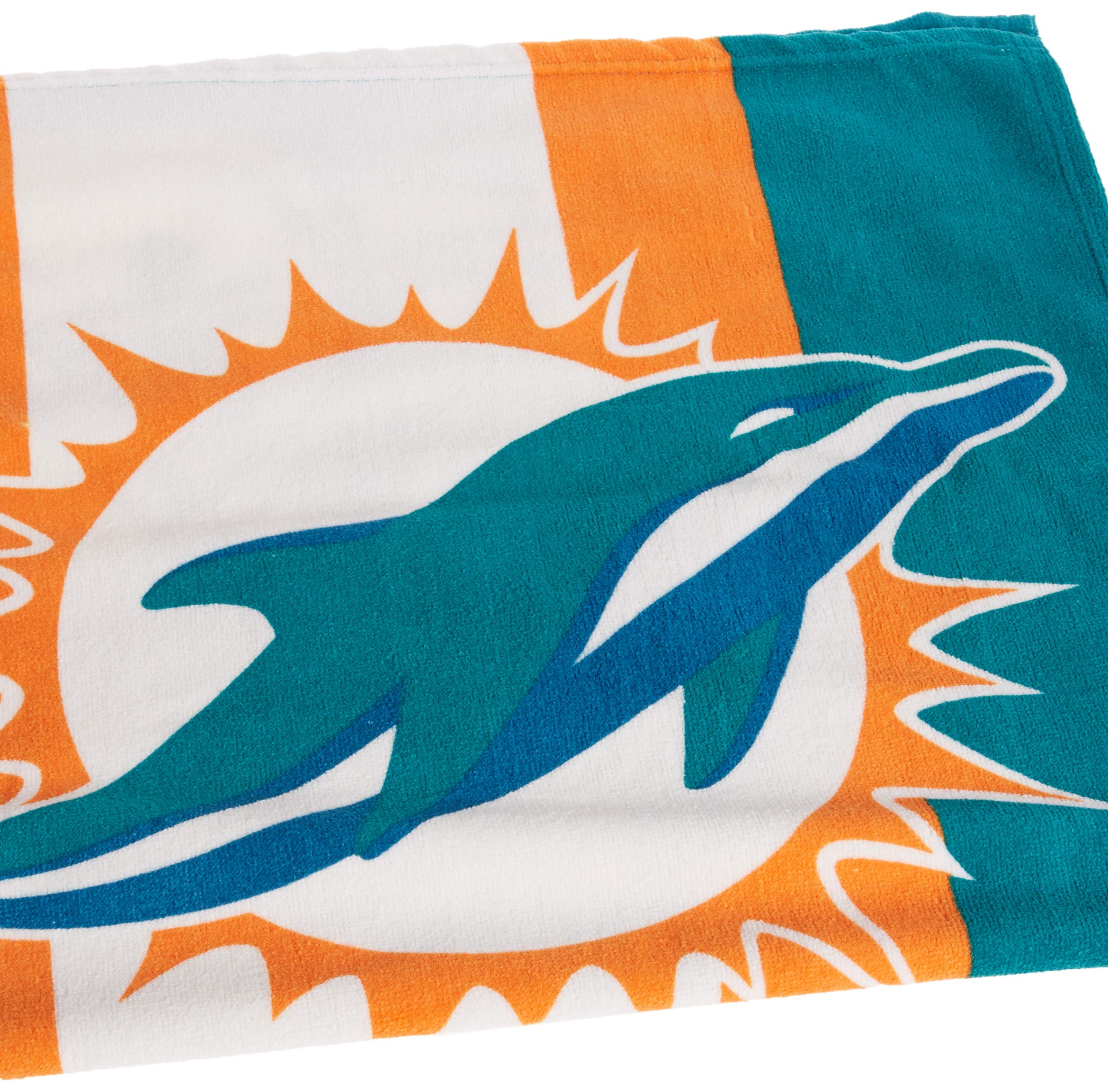 Foto 5 pulgar | Toalla De Playa Northwest Nfl Miami Dolphins, Algodón, 30 X 60 Cm - Venta Internacional.