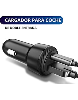 Foto 4 | Cargador Tipo C para Auto Usb Carga Rápida Ecomlab 18w + Pd 25w