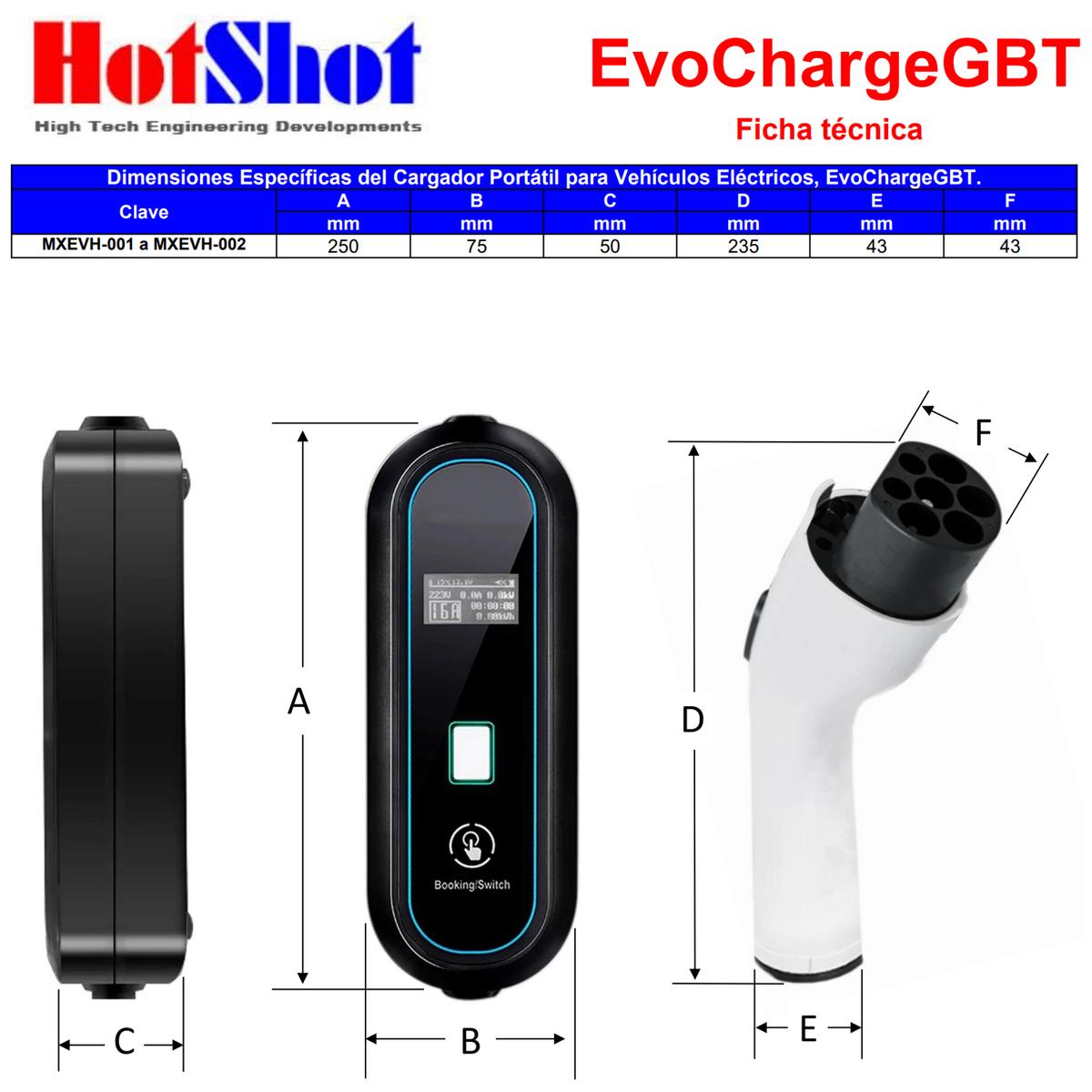 Foto 5 | Cargador Ev  Mxevh-001  1pza  Gb/t  Blanco