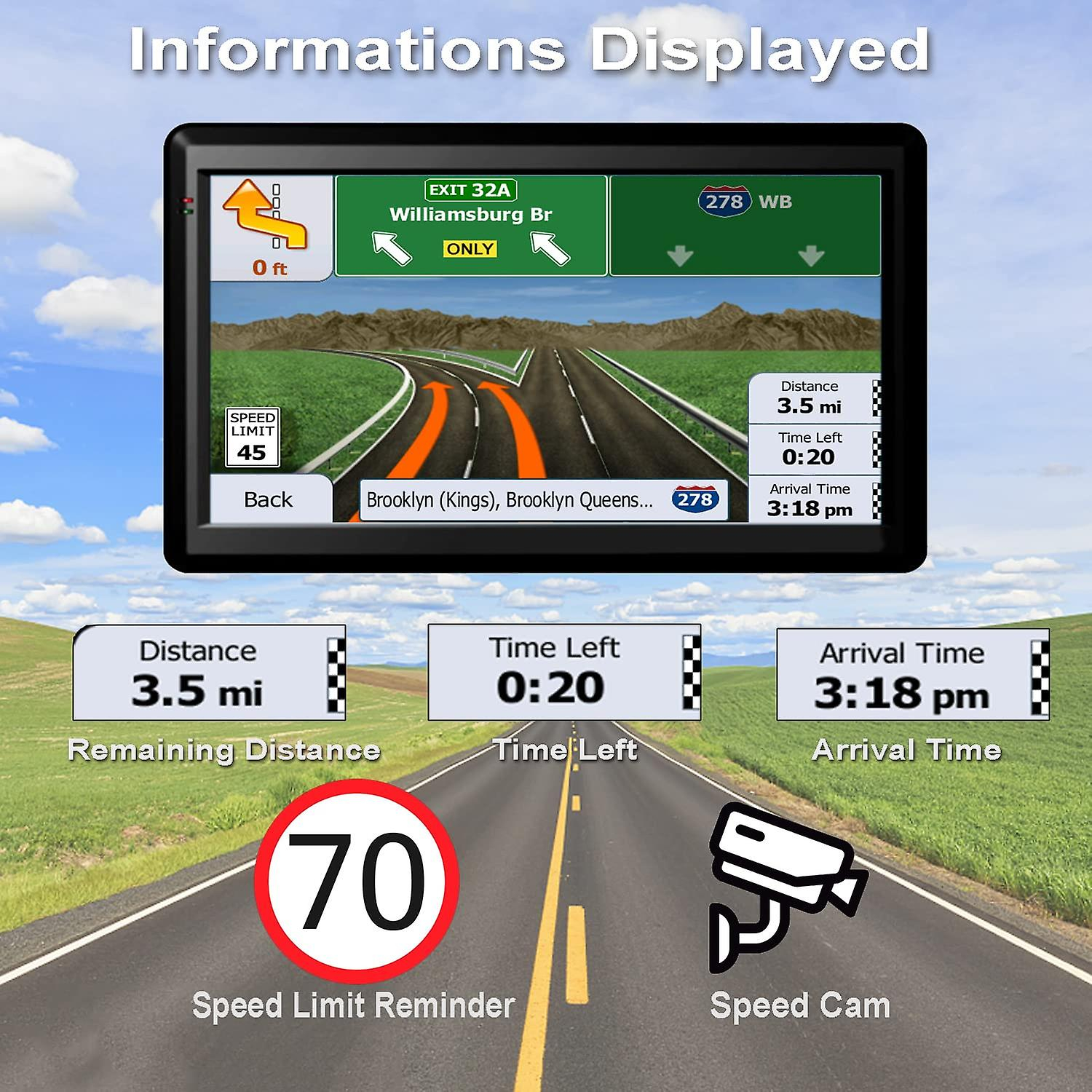 Foto 6 pulgar | Venta Internacional- Navegación GPS para Automóviles Camiones Mapa 2022