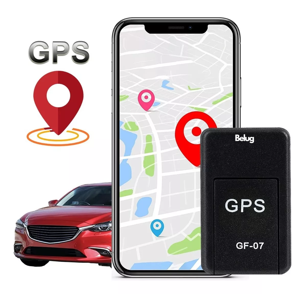 Foto 3 pulgar | Rastreador Gps Cars Trackerportátil, Belug Negro
