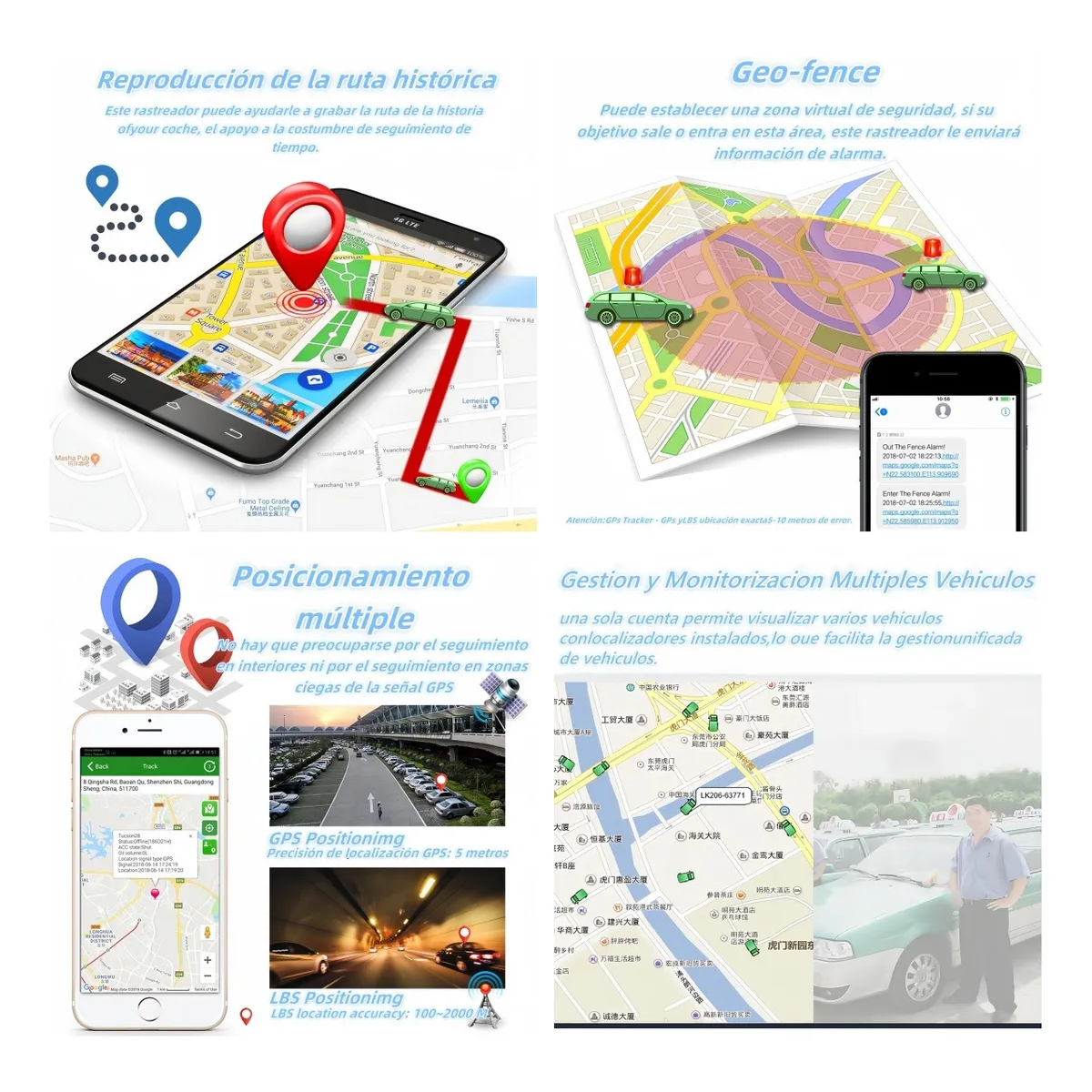 Foto 5 | Batería De Larga Duración Localizador Rastreador Gps Auto Lab.g Negro