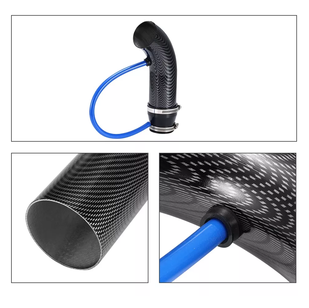 Foto 5 pulgar | Filtro Universal De Alto Flujo + Tubo De Entrada + Turbina Belug Negro