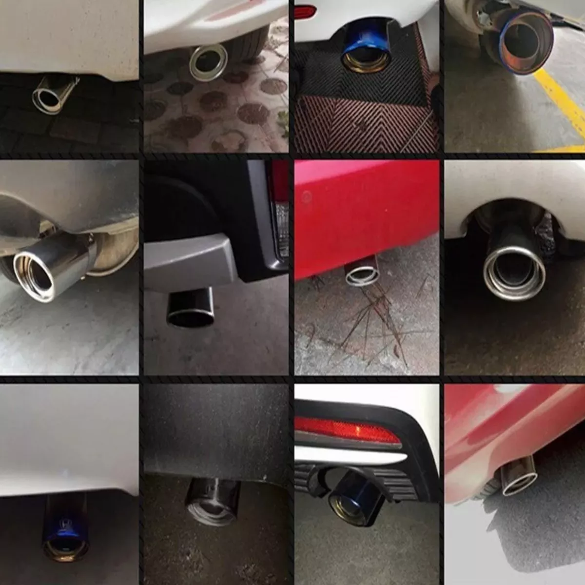 Foto 4 pulgar | Silenciador Deportivo De Tubo De Escape Automático Eo Safe Imports Esi-12419 Plata