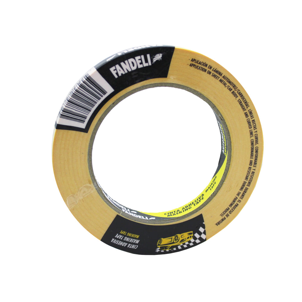 Foto 3 pulgar | Masking Tape Automotriz Fandeli 74834 12mm X 50m 1/2 Plg