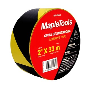 Foto 2 | 6 Pzas Cinta Delimitante 2 Pulg X 33 Mts Maple Tools