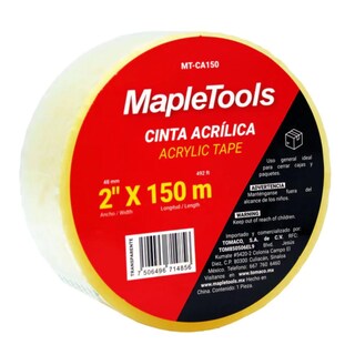 Foto 2 | 6 Pzas Cinta Acrilica Transparente 2 Pulg X 150 Mts