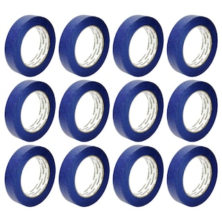 Foto 1 | Cinta Masking Tape Azul 3/4 Pulg X 50m 12 Pzas Maple Tools