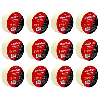 Foto 1 | Cinta Masking Tape Beige 2'' X 50 Mts 6 Pzas Maple Tools